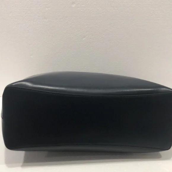 Kate Spade Navy Blue Leather Tote EUC - Picture 7 of 13